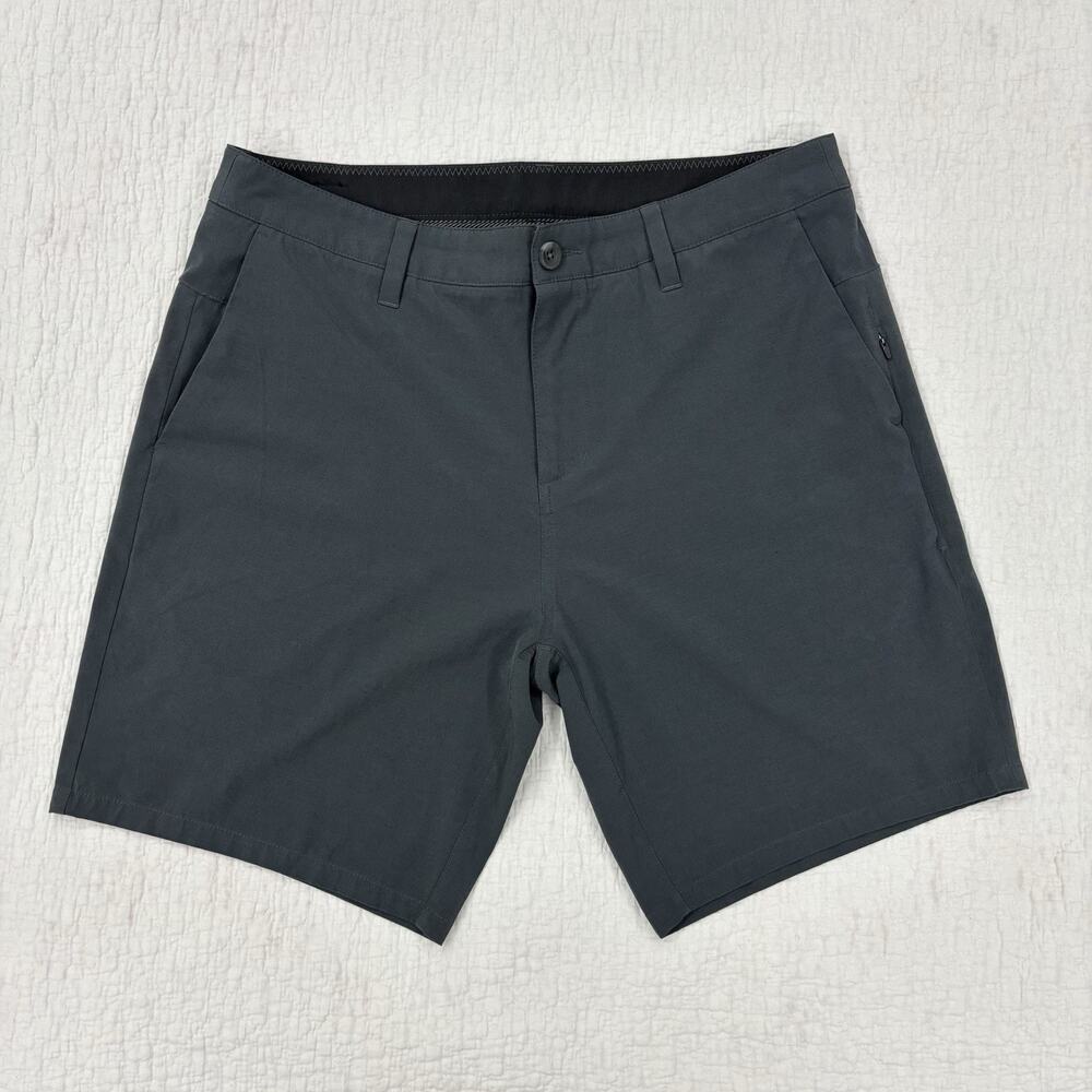 Vuori Aim Short Mens Size 33 Charcoal Gray Performance Chino Shorts V368